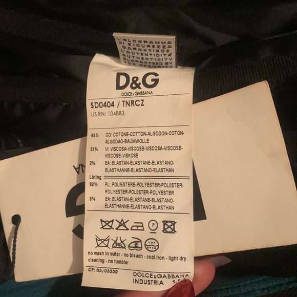 Dolce & Gabbana Green Satin Bustier Dress - Picture 7 of 8